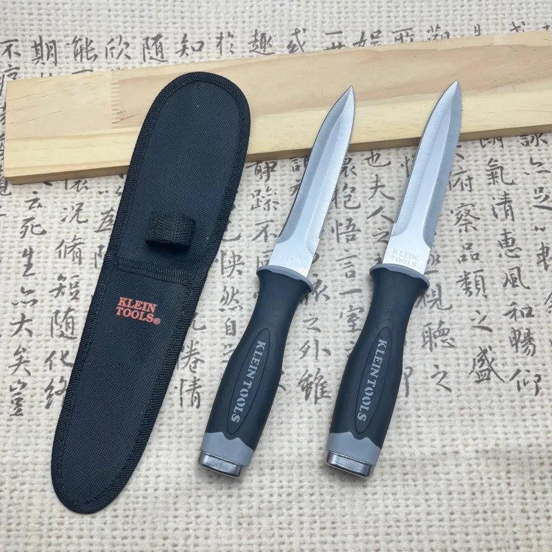 Cuchillo táctico militar de alta dureza para exteriores, Edc, autodefensa, cuchillo de supervivencia multiusos para acampar, cuchillo de corte afilado