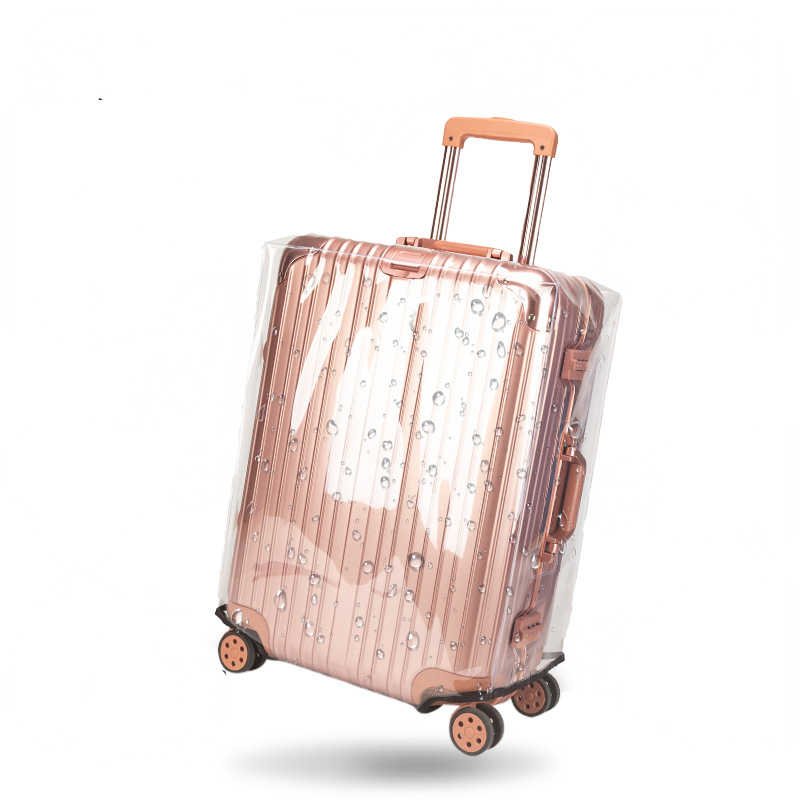 Transparente PVC-Gepäckschutzhülle, wasserdichte Kofferabdeckung, Reise-Trolley-Koffer, rutschfest, sturzsicher, kratzfest, staubdicht