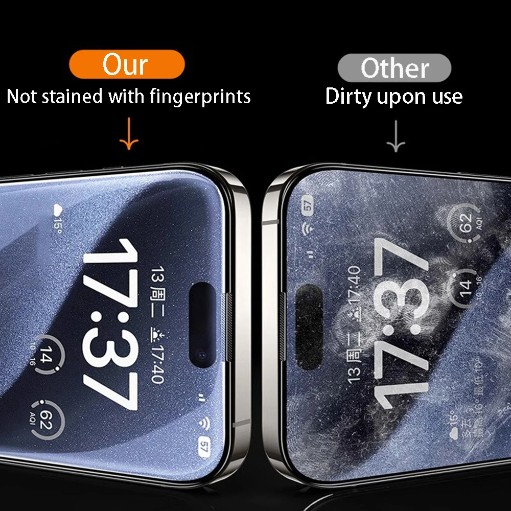 4Pcs Gehärtetem Glas Für iPhone 15 14 13 12 11 Pro Max Screen Protector Für iPhone 6 7 8 plus X XS Max XR Schutz Glas Film