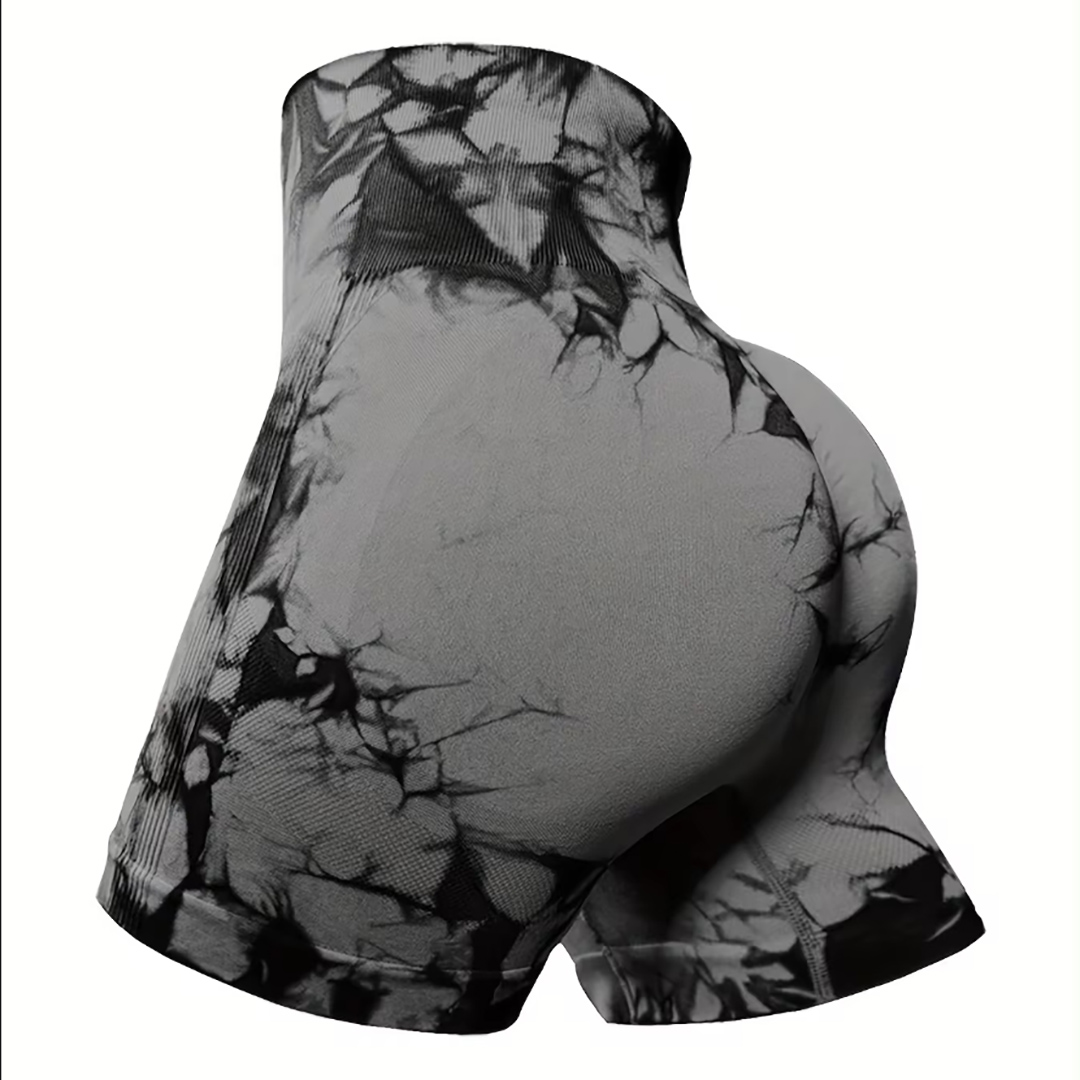 Pantaloncini fitness senza cuciture da donna, esercizi di yoga, vita alta, glutei attillati, sollevamento dell'anca, esercizi all'aperto, pantaloncini da corsa