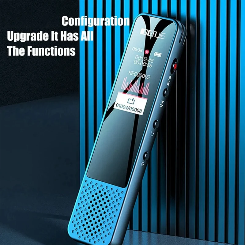BENJIE G6 Voice Recorder With Speaker Bluetooth MP3 Player 32G Dictaphone 3072Kbps DSP Noise Reduce Recording Tool