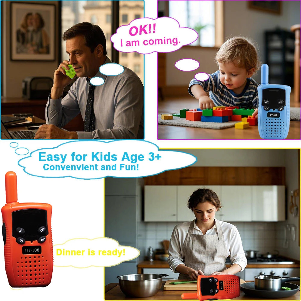 Neue Mini Walkie Talkie Kinder Handheld Transceiver Long Range Tragbare Walkie-Talkie Kind Zwei Weg Radio Junge Mädchen Geburtstag geschenke