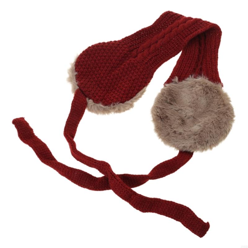 Soft Stretch Winter Warm Cable Knit Ear Warmer Headband Crochet Ear Warmer Headband Knit Earmuffs for Children