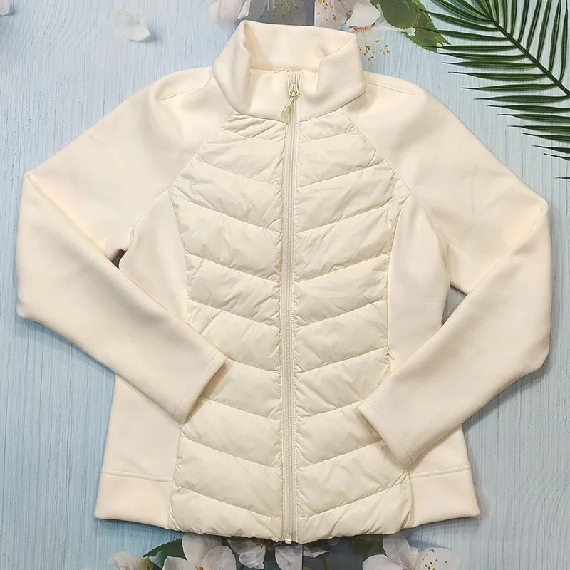 Chaquetas para montar a caballo para mujer, abrigo cálido ligero a prueba de viento, relleno de pato blanco, equitación para invierno