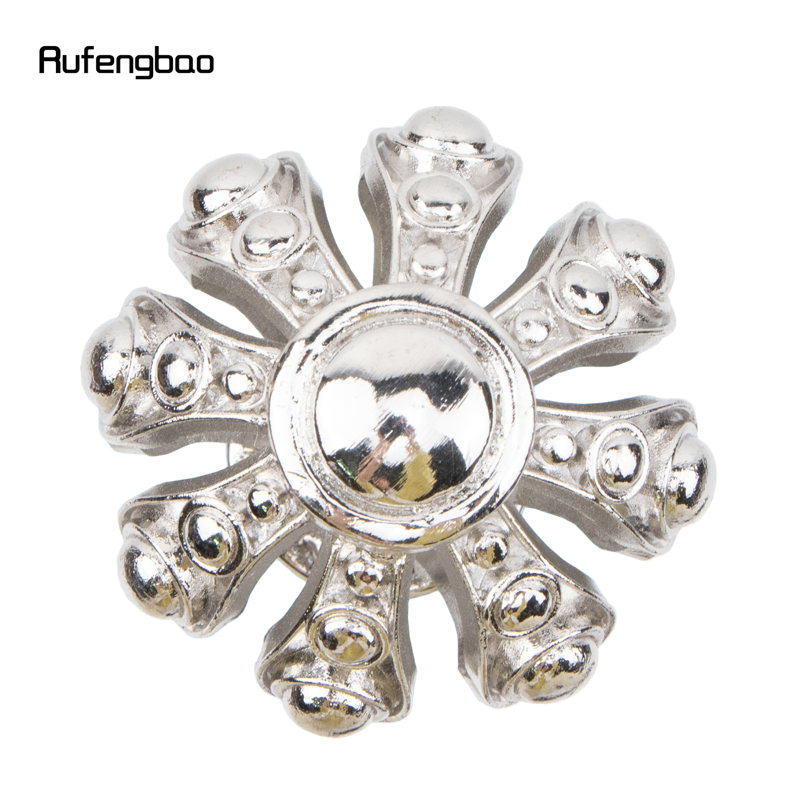 Witte Bloem Bal Wandelen Riet Mode Decoratieve Wandelstok Gentleman Elegante Cosplay Cane Knop Crosier 94Cm