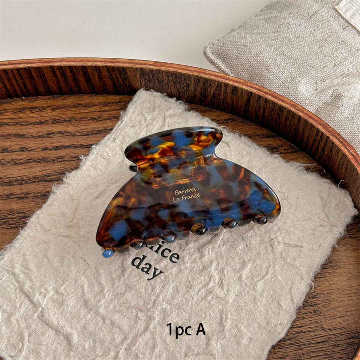 1 STÜCK Koreanische Essigsäure High-End Sweet Medium Pferdeschwanz Halteklammer Haarnadel, Temperament halbgebundenes Haar Hai Clip Hinterkopf Clip