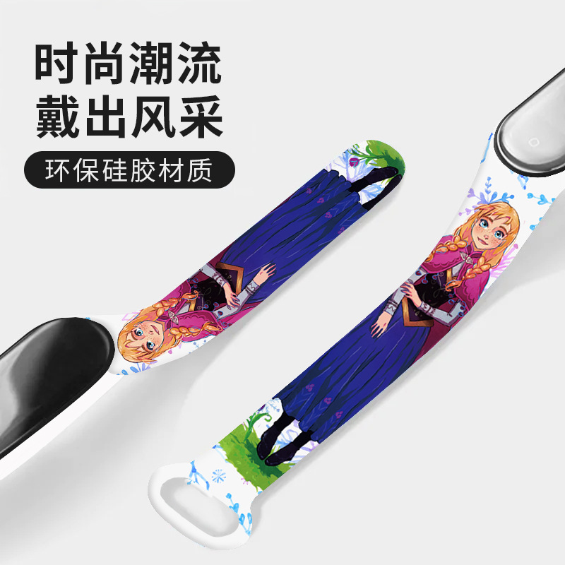 Disney นาฬิกาเด็กผู้หญิง Frozen สร้อยข้อมือกีฬาหน้าจอสัมผัสสำหรับเด็กกันน้ำนาฬิกาดิจิตอลสำหรับผู้หญิงของขวัญที่สวยงามจัดส่งจากผู้ผลิต