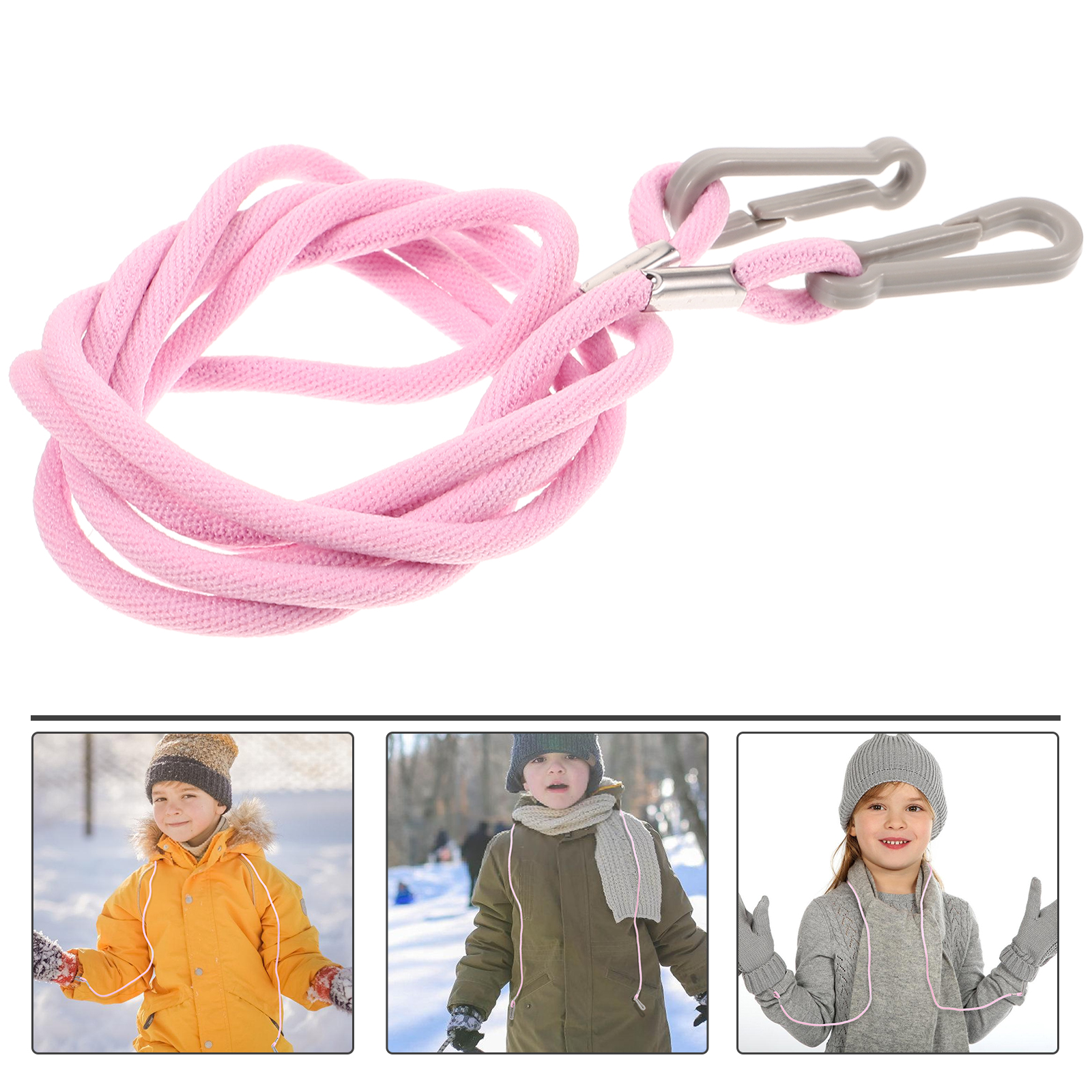 Luvas anti-lost Rope Ski para crianças, Luvas Lanyard para criança, Strap for Child