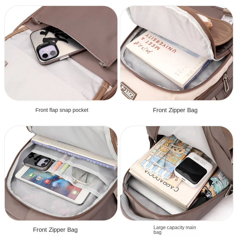 소녀를위한 학교 배낭 대용량 중학교 배낭 경량 여행 가방 학교 Bookbag 대학생 배낭