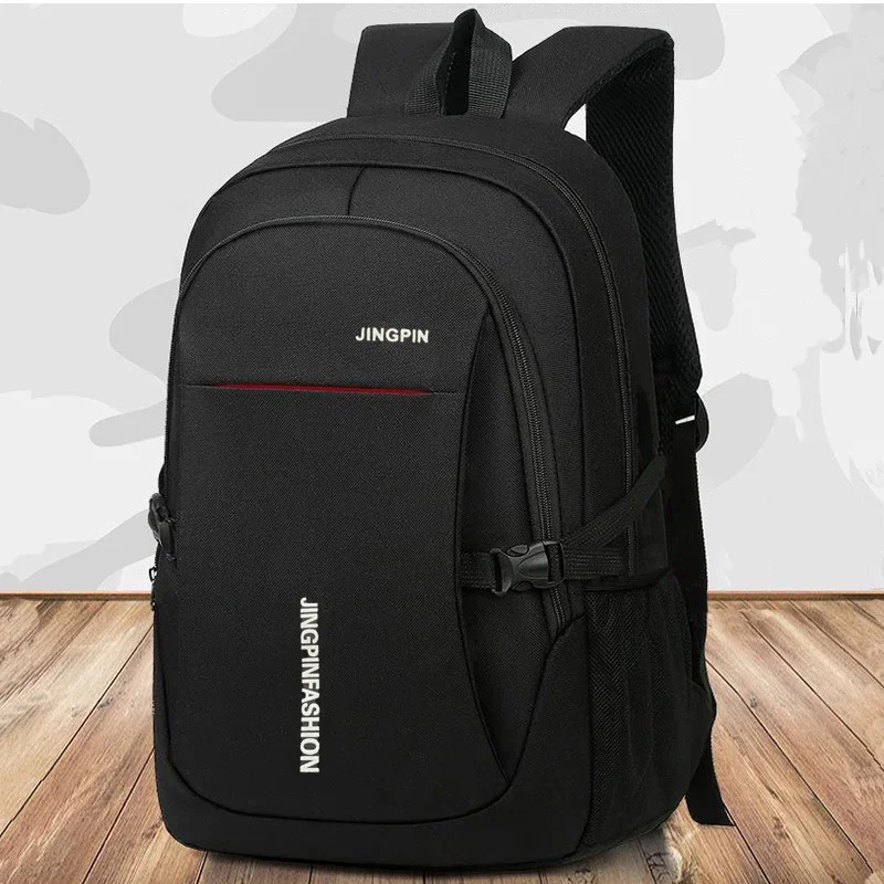 Maletín de lona informal para hombre y mujer - Bolso simple de doble hombro - Versión coreana - Bolsa de viaje para computadora portátil