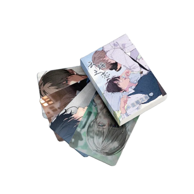 50 ピース/セット韓国マンガレーザーロモカード Baek Cirrus、Yeon Skylar コミックキャラクター HD フォトカードコスプレギフト