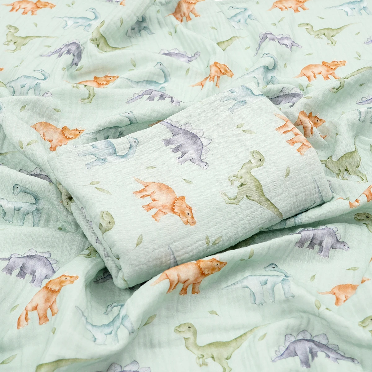 Kangobaby # La mia vita morbida #   Asciugamano da bagno per neonato con coperta in mussola 100% cotone, dimensioni 80x80 cm