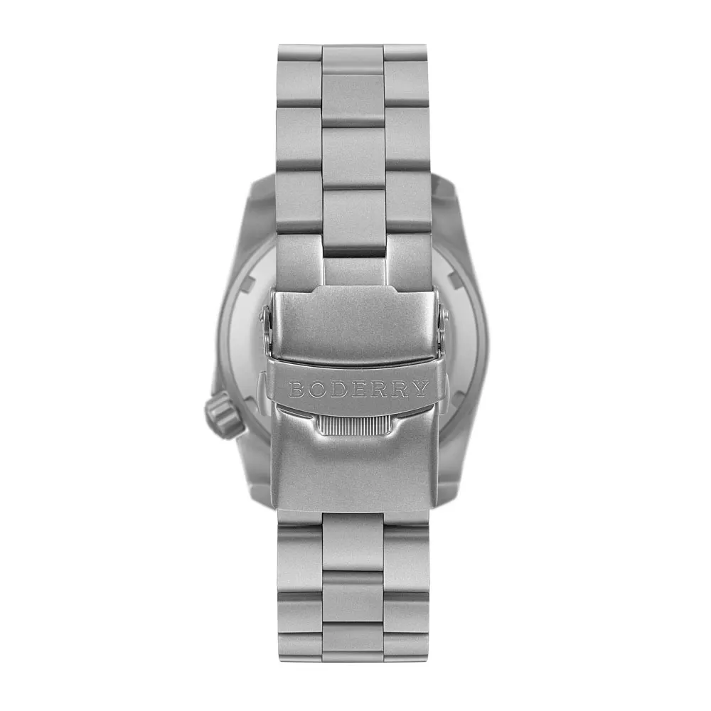 Reloj Boderry Voyager Field, reloj de pulsera de buceo automático de titanio, pulsera de titanio resistente al agua 100M, reloj con movimiento Seiko NH35 para hombres