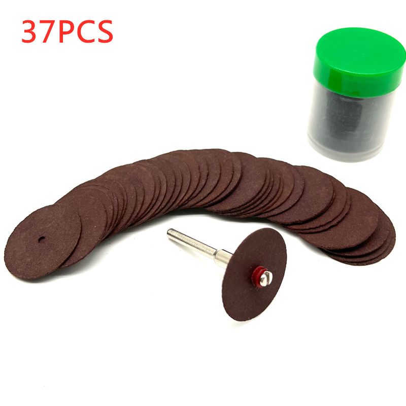 37 Chiếc 24Mm Sợi Thủy Tinh Gia Cố Mũi Khoan Mini Đĩa Cắt Cắt Bánh Xe Dành Cho Phụ Kiện Dremel Dụng Cụ Mài Quay dụng Cụ