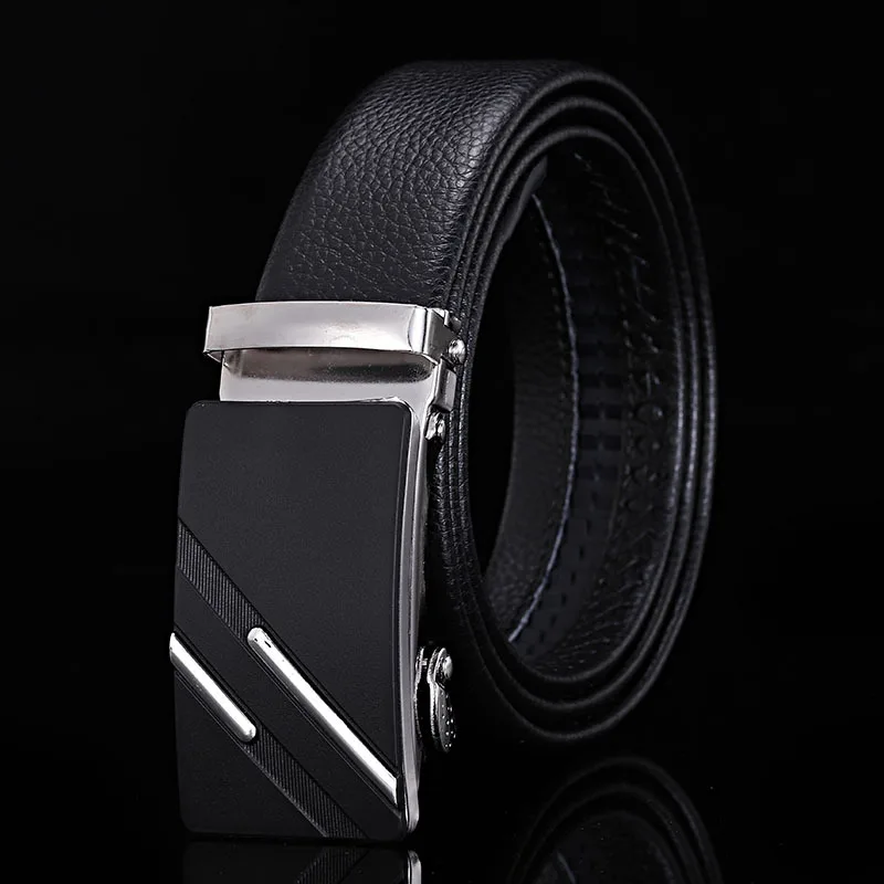 Cinto masculino de negócios elegante com fivela de metal, cinto macio de couro pu de alta qualidade emparelhado com calças de trabalho e jeans