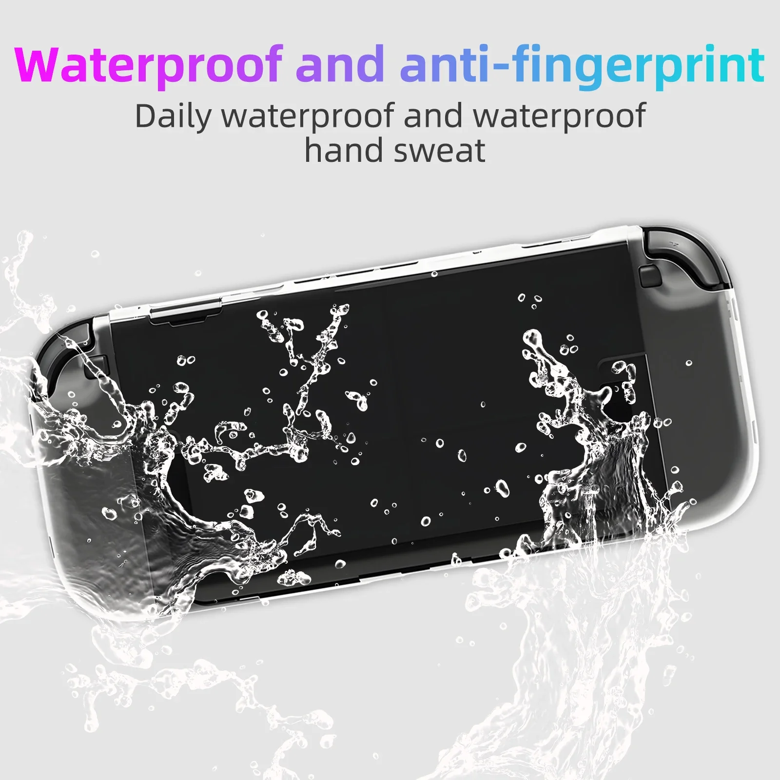Transparent PC Hard Case for Nintendo Switch 2 Joycon Protective Shell Cover Switch2 Shockproof Protector Case Accessories