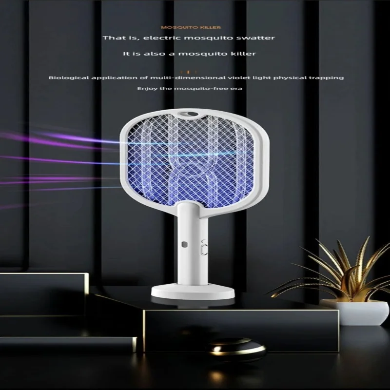 Xiaomi 2-in-1 Electric Mosquito Swatter Mosquito Killer Lamp Rechargeable Foldable Swatter Automatic Mosquito Lure RepellentLamp