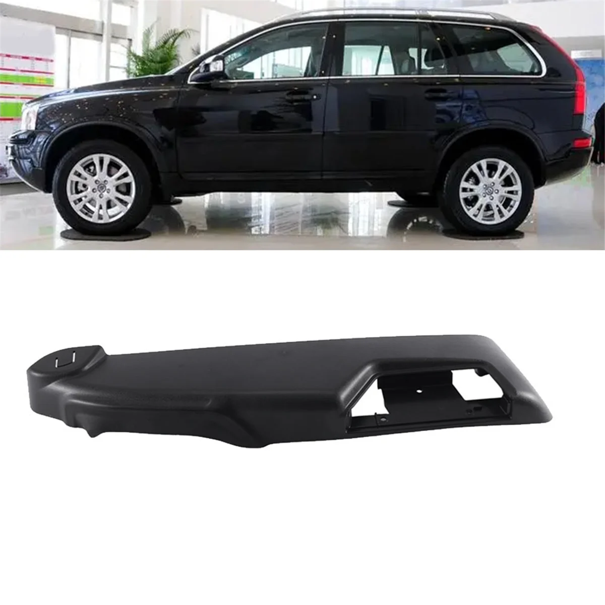左フロント運転席側パワーシートトリムカバー、ボルボ用アウターガードパネル-b xc90 s60 xc70 s80 v70 05-14、39802011/12