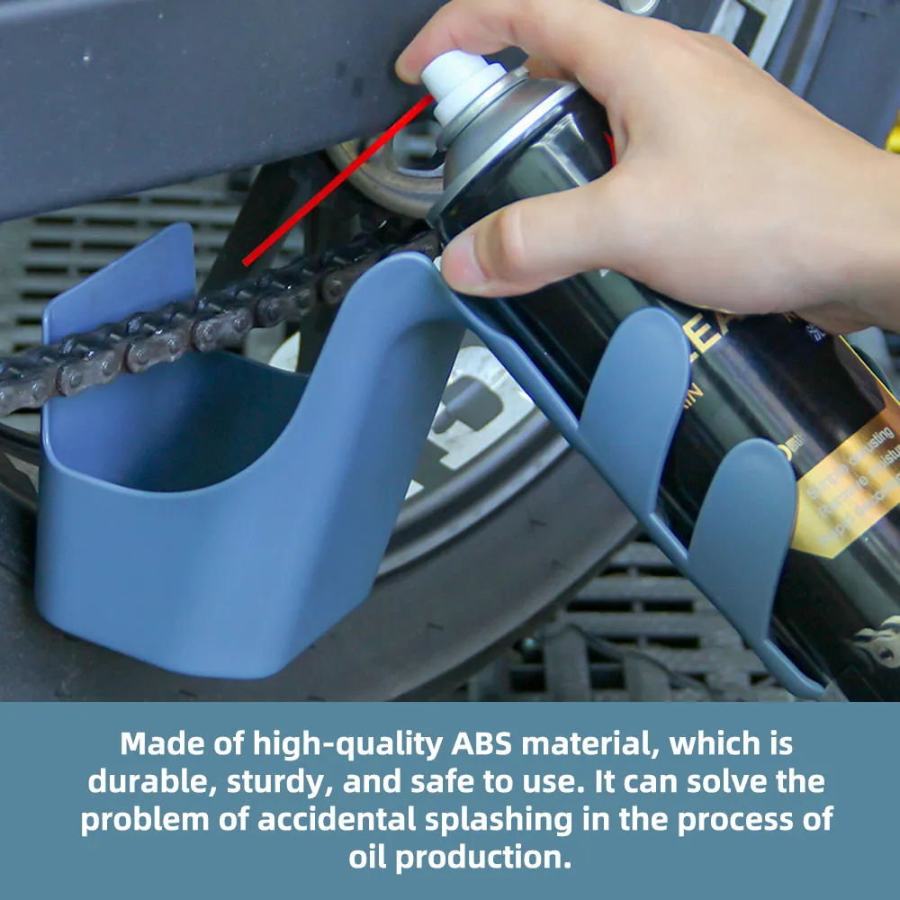 Caixa de ferramentas de armazenamento de óleo de corrente de bicicleta motocicleta agente à prova de respingos de óleo de limpeza de corrente amplamente utilizado ferramentas de purificador anti-spray de óleo de corrente