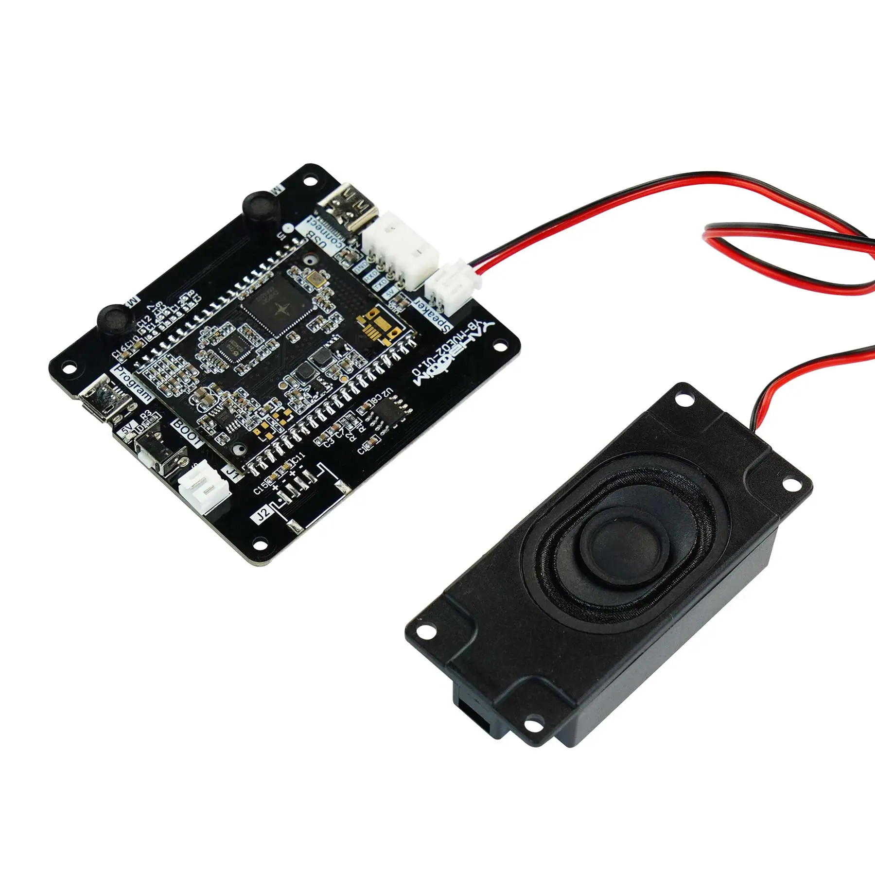 Yahboom Bằng Giọng Nói Thông Minh Tương Tác Module AI Công Nhận Hỗ Trợ 85 Khẩu Lệnh ROS Micro Kép Cho RaspberryPi Jetson