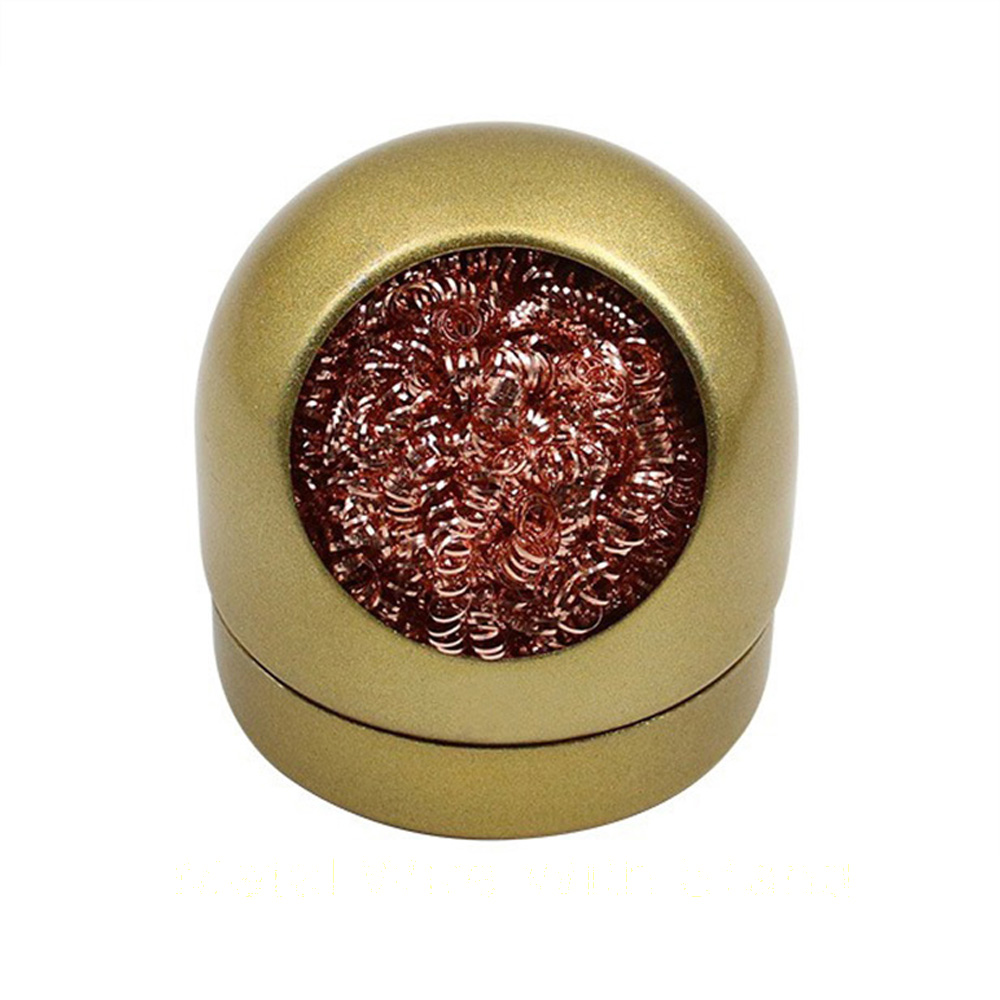 STONEGO Metalldrahtständer Schweißen Entlöten Lötkolben Spitze Schlauchreiniger Reinigung Stahlkugel Mesh Filter