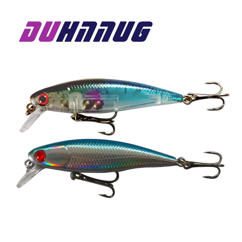 1 Uds Minnow 6,5 cm 4,5g hundimiento lento pequeño nuevo aparejos de pesca al por menor 2023 calidad señuelo de pesca manivela buceo 2m para Lucio y lubina
