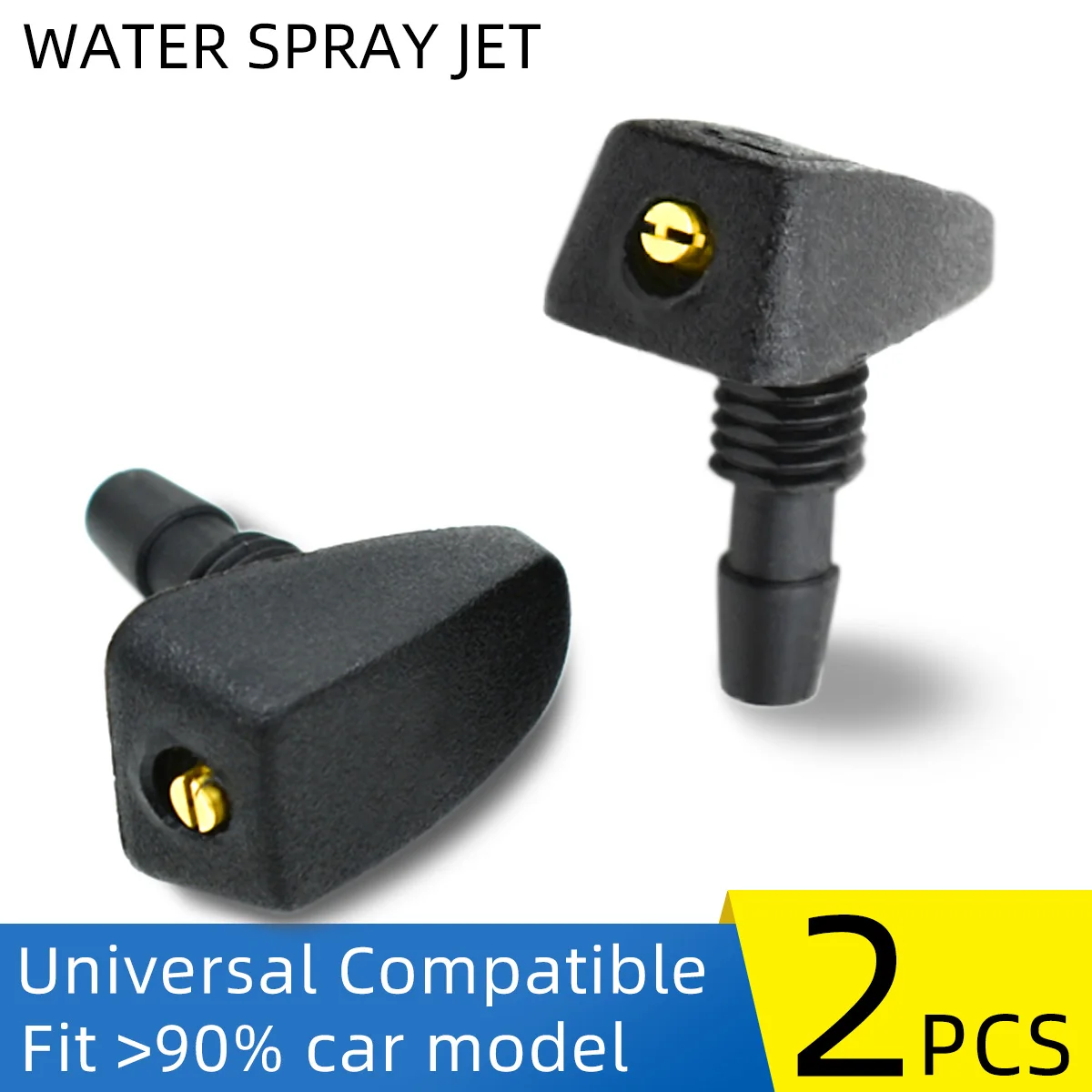 2 Teile/satz Auto Universal Frontscheibe Wischer Düse Jet Sprayer Kits Sprinkler Wasser Fan Auslauf Abdeckung Waschmaschine Outlet Einstellung