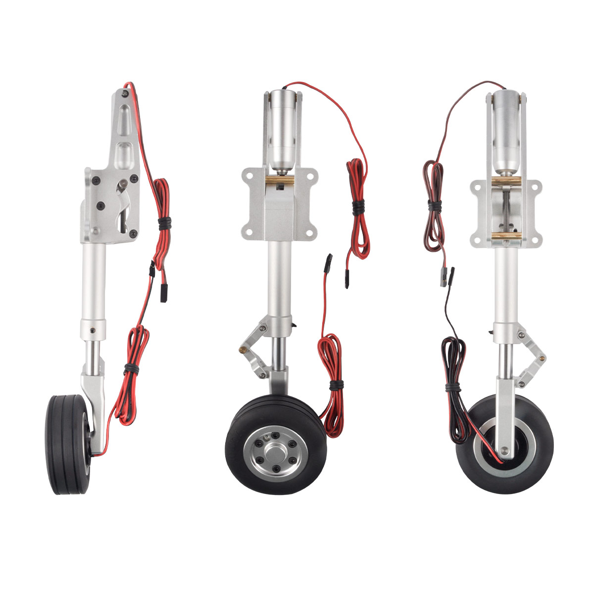 JPHOBBY ER150 Elektryczne Podwozie Kompletny Zestaw Obsługuje Obciążenie 12-17 Kg Z Hamulcami do Skymaster F15 1.42M RC Samoloty Odrzutowe