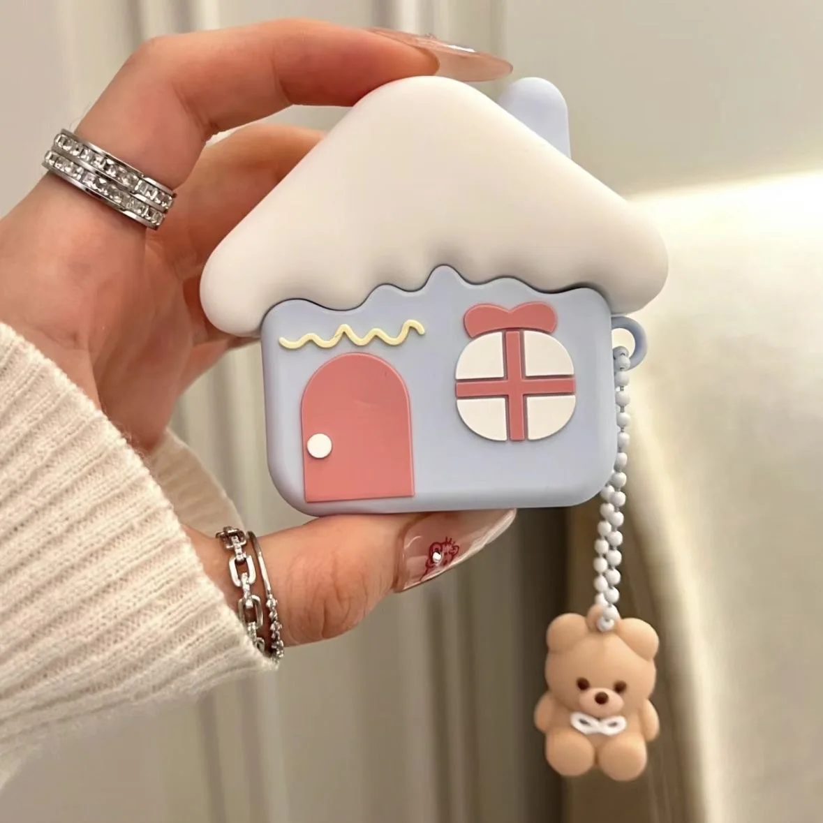 Funda para Apple AirPods 4 2024, funda de carga de auriculares de silicona con dibujos animados 3D para AirPods Pro 2, funda para AirPods 3 2 1