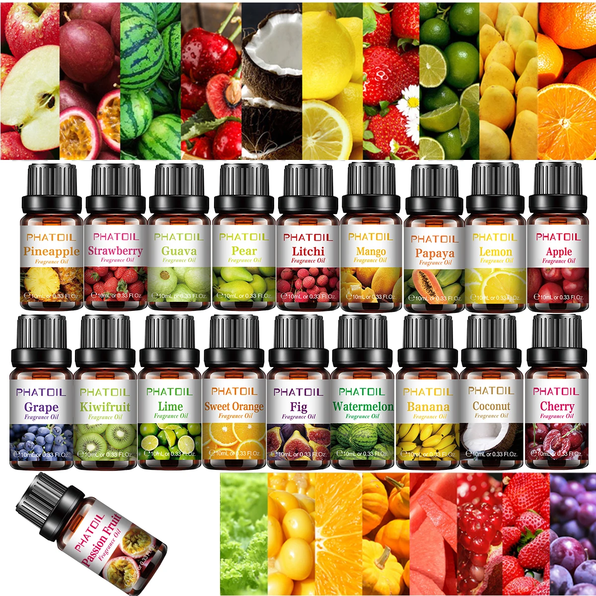 Mua 8 Tặng 2 10Ml Niềm Đam Mê Hương Thơm Trái Cây Máy Khuếch Tán Tinh Dầu Dâu Xoài Dưa Hấu Dừa Hương Liệu Tinh Dầu Dành Cho Spa xà Phòng