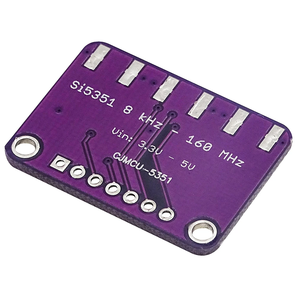 DC 3 V-5 V Si5351A Si5351 I2C Generatore di Orologio Breakout Board Modulo Generatore di Segnale Orologio 8KHz-160MHz Per Arduino