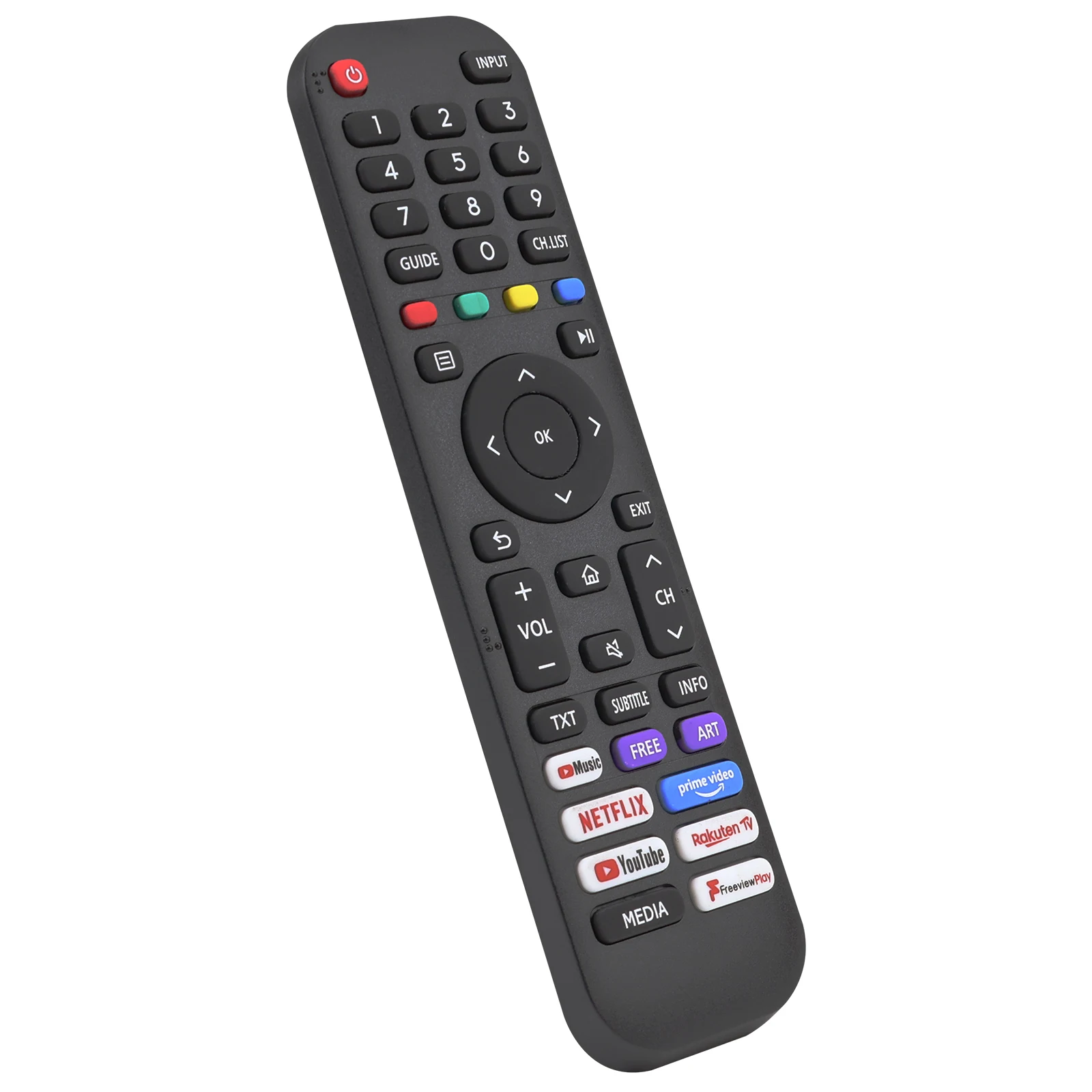 Mando a distancia Universal para todos los Hisense, reemplazo de Smart TV, 4K, UHD, Android, Smart TV, con Netflix, Prime