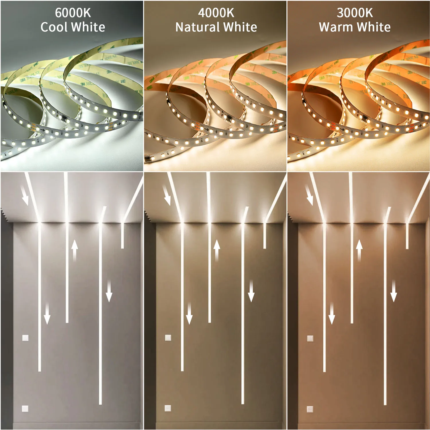 10m WS2811 Running Water Flowing LED Strip Light SMD2835 Horse Race Pixel Addressable Flexible Linear Lamp Set 120LEDs/m DC24V