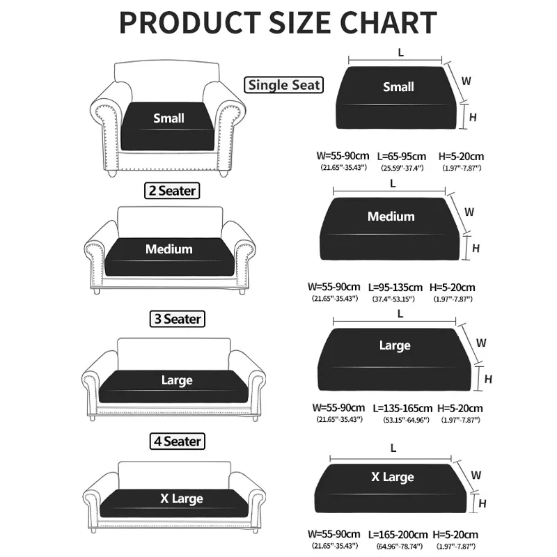 Funda de sofá elástica de rejilla oblicua, fundas para cojines de asiento de sofá de Jacquard, funda de sofá elástica para sala de estar, fundas de sofá lavables