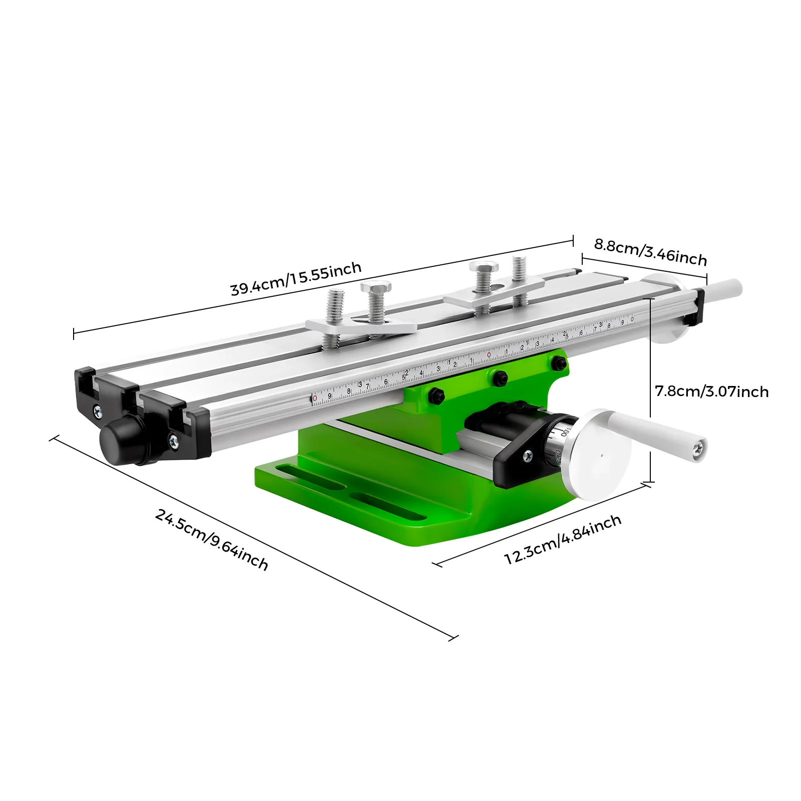 Adjustable Design Milling Machine Worktable, Cross Slide Table, Aluminum Alloy Compound Drilling Slide Table