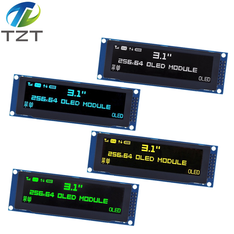 3,12-дюймовый настоящий OLED-дисплей 256*64 25664 точек графический ЖК-модуль экран LCM экран SSD1322 контроллер
