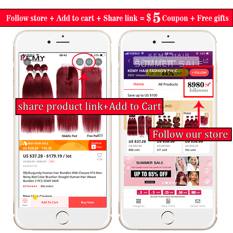 Body Wave Human Hair Bundles น้ําผึ้งสีบลอนด์สีผมมนุษย์รวมกลุ่มบราซิล Remy Hair Bundle ข้อเสนอ 1 PC KEMY HAIR