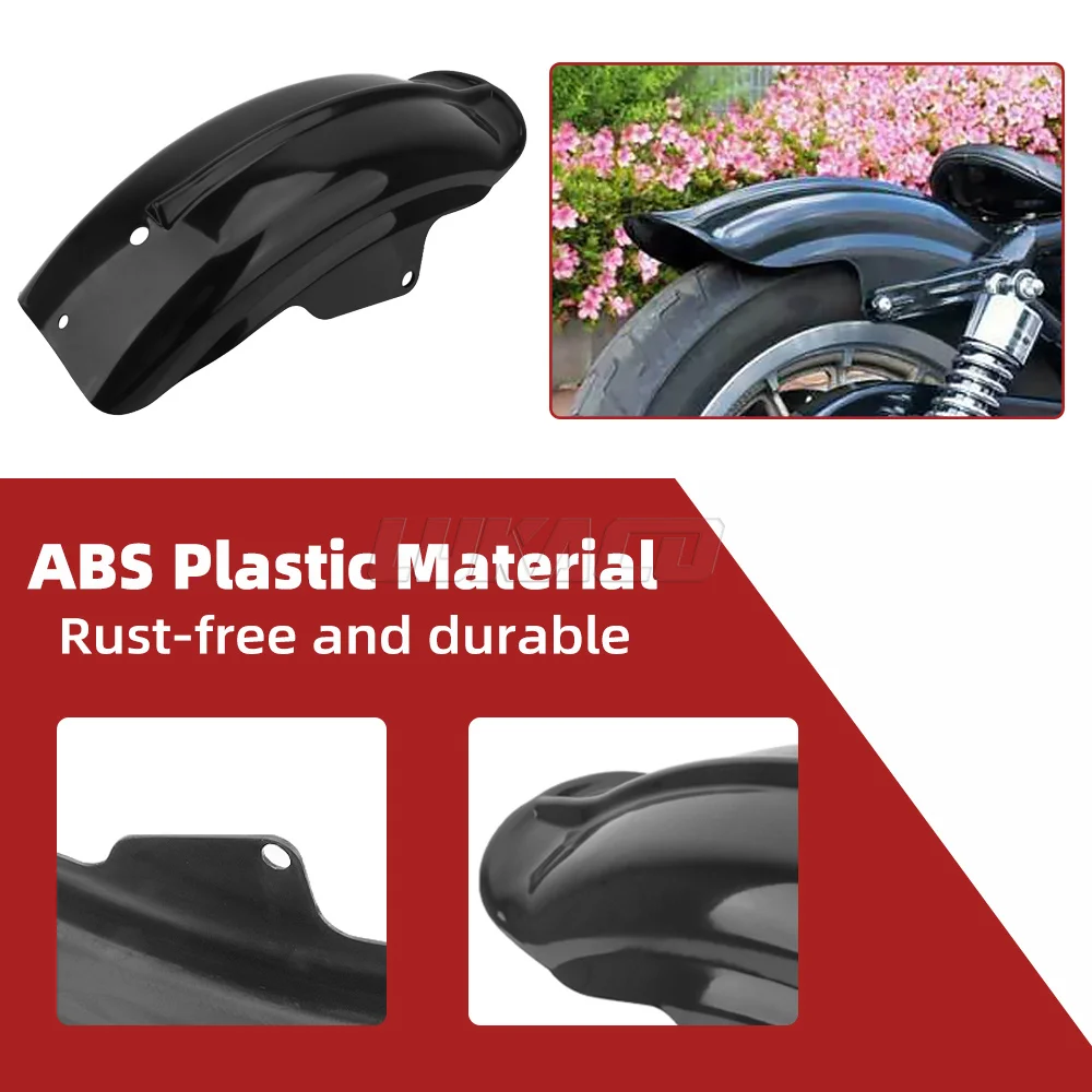 Phía Sau Đạp Chân Ô Tô Xe Máy Đa Năng Chắn Bùn ABS Ngắn Bùn Vệ Cho Bobber Xay Thịt Cafe Race Motocross Phụ Kiện Phần Khung Hình