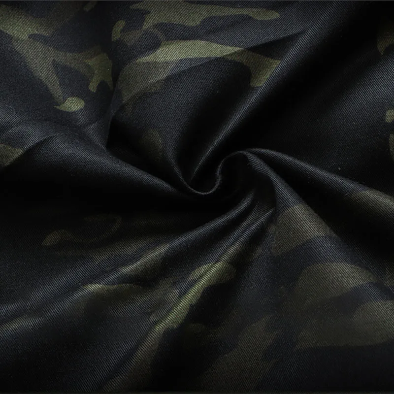 Conjuntos resistentes al desgaste para exteriores, trajes de entrenamiento Ripstop multibolsillos de camuflaje para primavera y otoño, conjunto de uniforme de carga de pesca para hombre