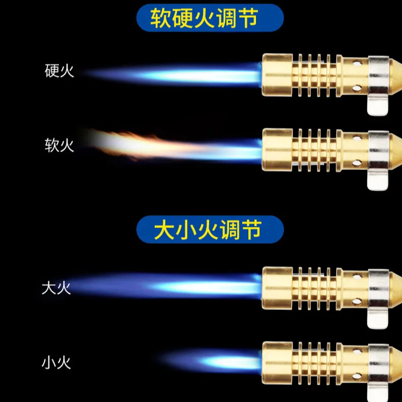 แก๊ส Burner เชื่อมไฟฉายแบบพกพา Blowtorch ทองแดงสูงอุณหภูมิทองเหลืองแก๊สไฟฉาย Brazing SOLDER เชื่อม Plumb เครื่องมือ