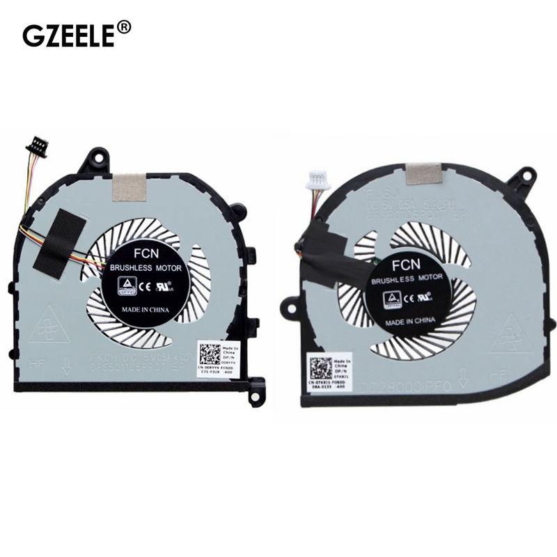 Mới Laptop CPU GPU Quạt Làm Mát Cho Laptop Dell Chính Xác 5530 M5530 XPS 15 9570 0MV340 XPS15 7590 008YY9 0TK9J1