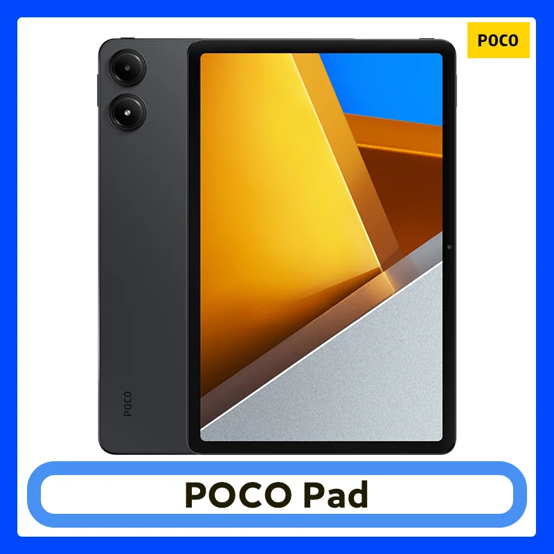 Estreno mundial Versión global Tablet POCO Pad 12,1" Pantalla 2,5K a 120 Hz Snapdragon 7s Gen 2 10 000 mAh 33 W Xiaomi HyperOS