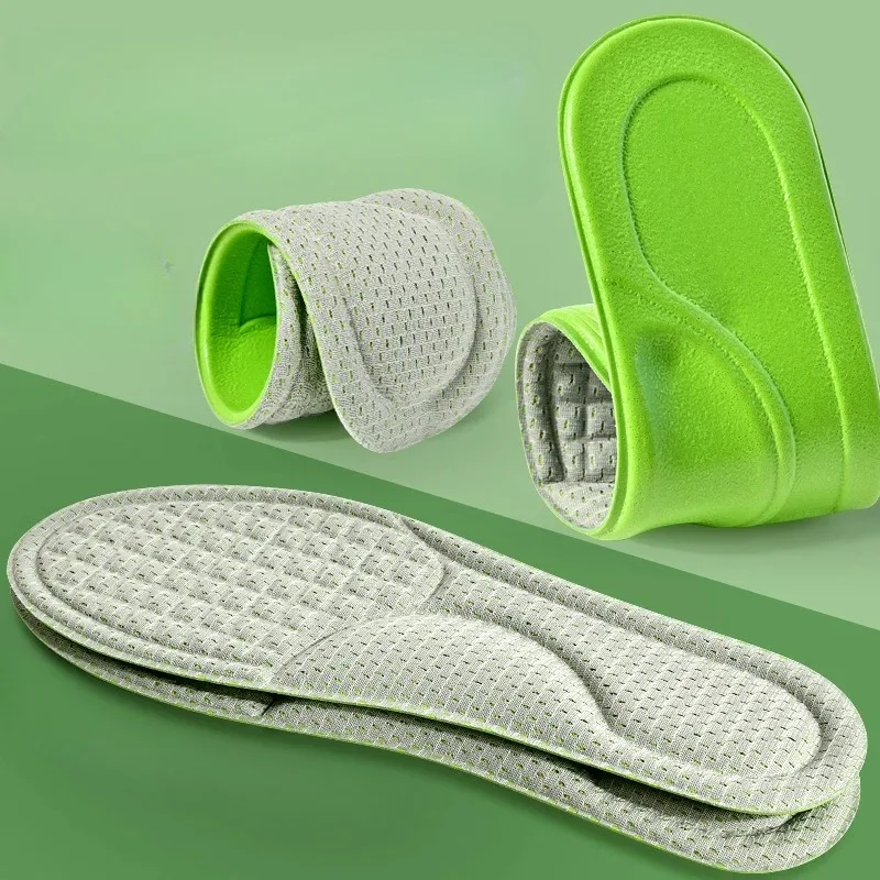 2/20pcs Unisex Memory Foam Orthopedic Insoles Deodorizing Insole Shoes Sports Absorbs Sweat Soft Antibacterial Shoe Accessories