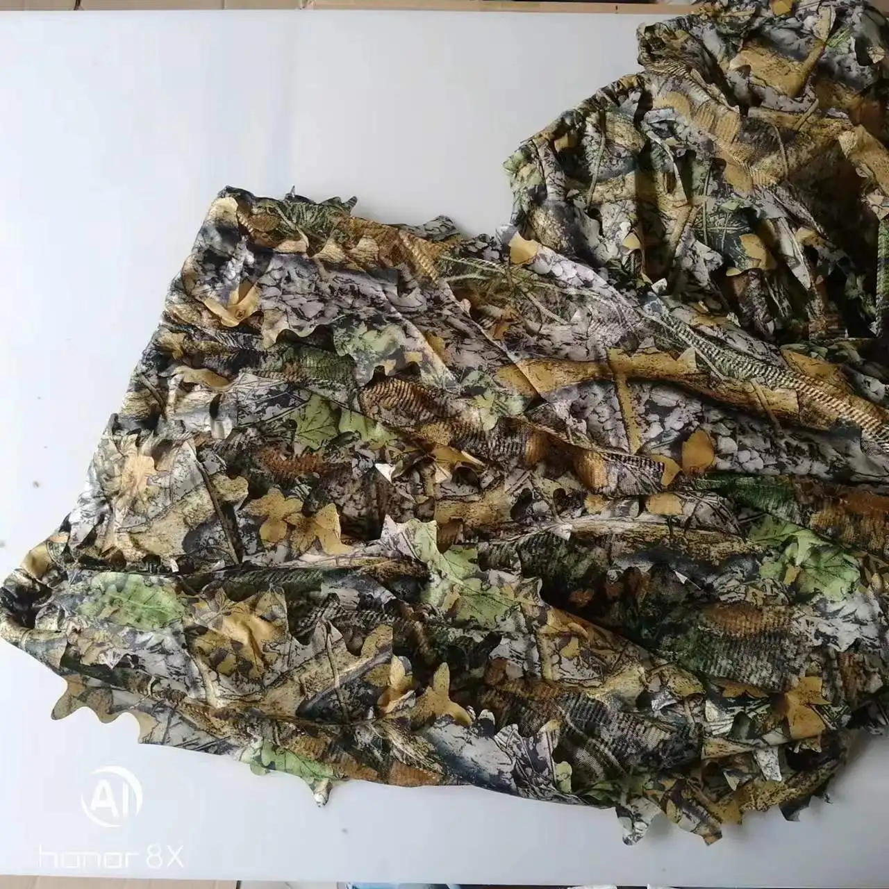 Homens mulheres crianças ao ar livre ghillie terno camuflagem roupas selva terno cs treinamento folhas roupas de caça terno calças jaqueta com capuz