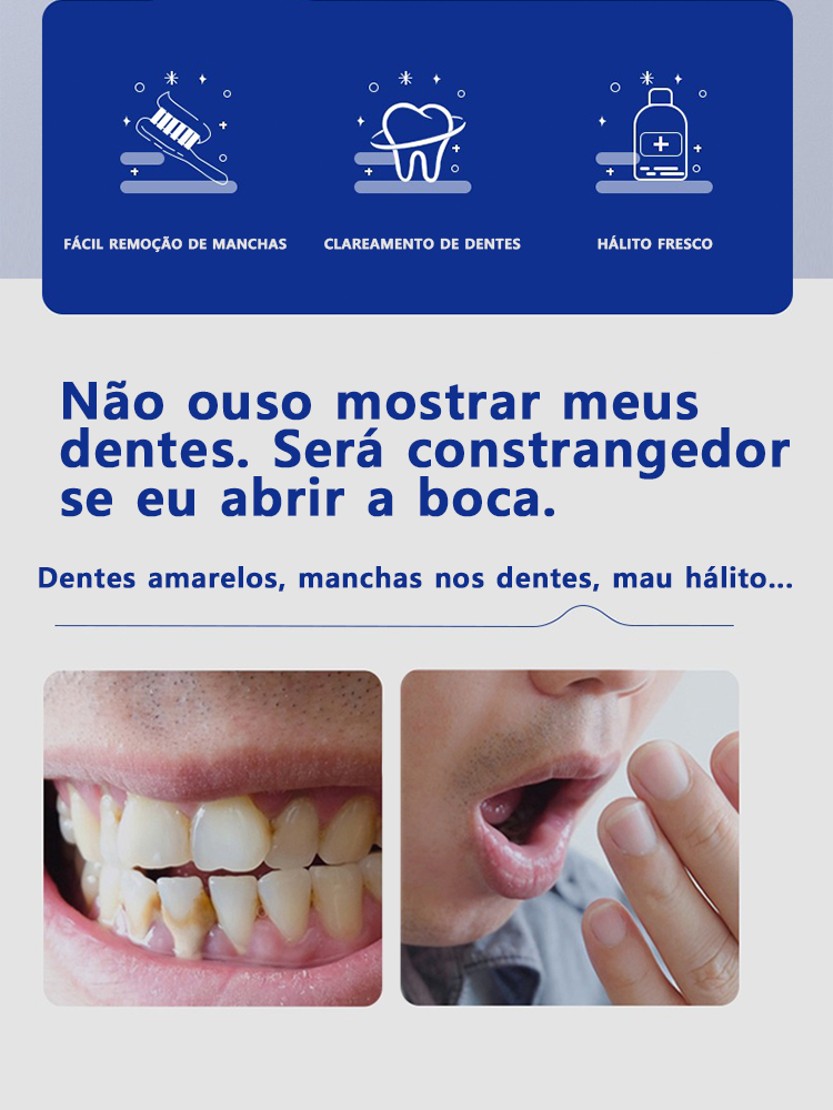 Clareamento dentário, restauração gengival rápida e natural, avaliações de usuários extremamente positivas