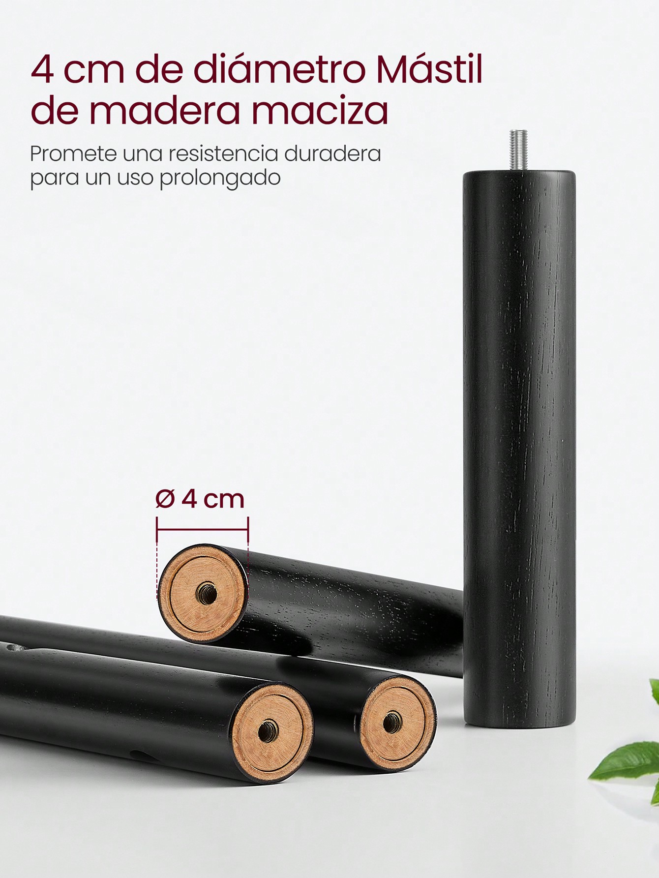 Perchero VASAGLE de madera maciza: perchero de recibidor independiente con 8 ganchos para abrigos, sombreros, bolsos, monederos. Entrada, uso en el pasillo.Rosa Jalea