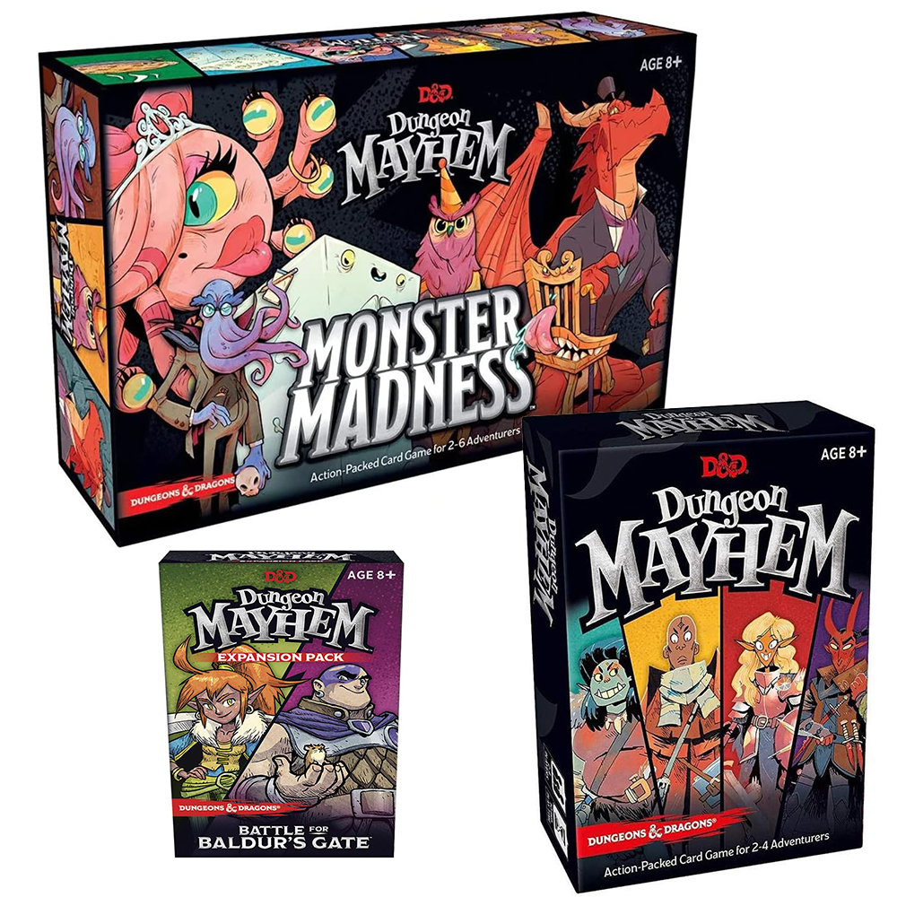 Dungeon Mayhem Dungeons Dragons Kaartspel 120-kaarten Bordspel Monster Madness Party Game voor vrienden en familie