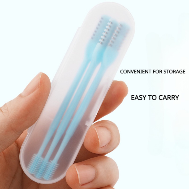 3 шт./набор, двусторонние ножницы для удаления волос в носу