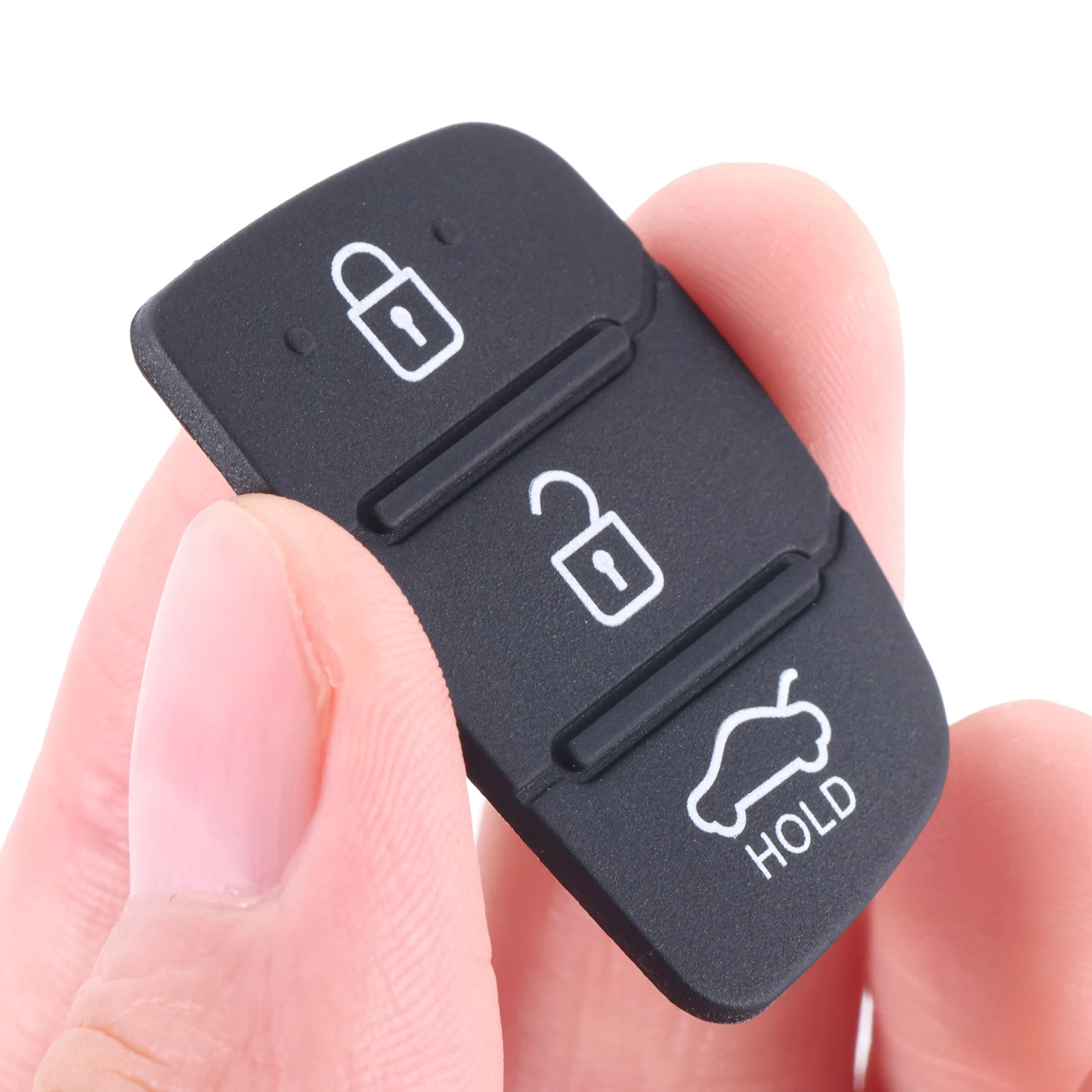 3 Buttons Silicon Pad Remote Control Key Fob Fit for Hyundai i10 i20 i30 ix20 ix35 Elantra and KIA Carens Ceed Picanto Sorento