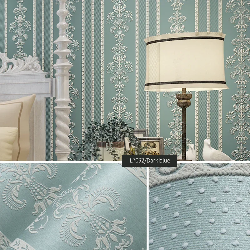 Papel tapiz de Raya Vertical de tela no tejida minimalista moderno, papel tapiz 3D para dormitorio, sala de estar, decoración del hogar